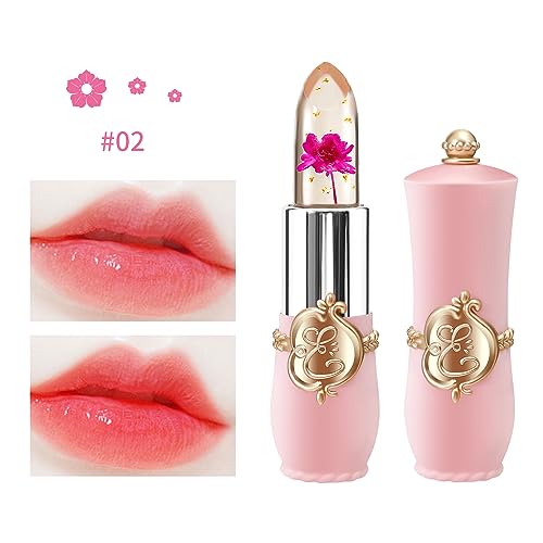 BestLand Flower Jelly Lipstick Set - Color Changing Moisturizing Lip Balm