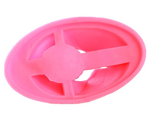 Yueton 4 Pack Soft Rubber Nail Polish Bottle Holders for Manicure & Nail Art