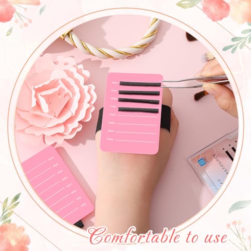 Patelai Eyelash Extension Holder Tray with Adjustable Strap - 4 Pack