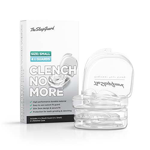 TheSleepGuard Mouth Guard for Teeth Grinding - Small Size, Pack of 4
