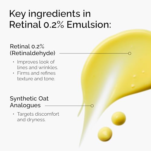 Retinal 0.2% Emulsion - High-Strength Anti-Aging Serum, 0.5 Fl Oz