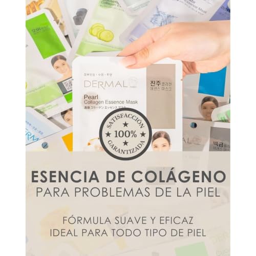 DERMAL 16 Collagen Essence Sheet Mask Variety Pack - Hydrating & Soothing