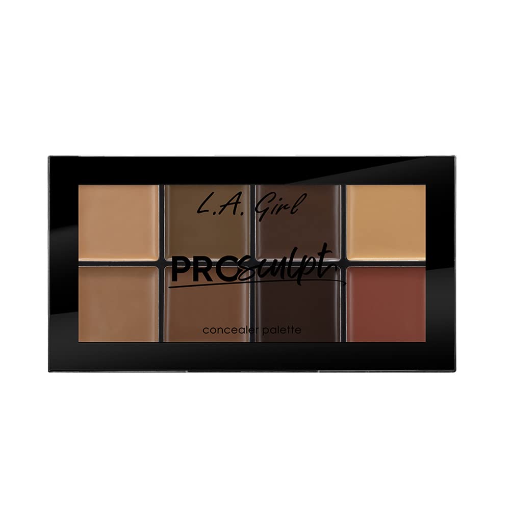 L.A. Girl Pro Sculpt Concealer Palette - Deep Shade for Flawless Coverage