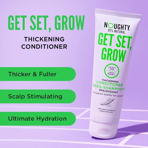 Noughty Get Set Grow Hair Thickening Conditioner 250ml - 97% Natural with Coffee Beans