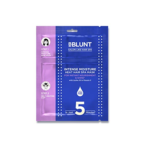BBLUNT Intense Moisture Heat Hair Spa Mask with Self-Heating Cap (70g)