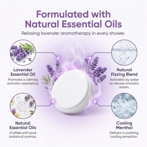 BodyRestore Shower Steamers Aromatherapy - Spring Botanical Mix 6 Pack