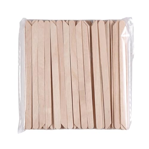 500pcs Wooden Waxing & Applicator Sticks for Hair Removal & Crafting – Disposable, Hygienic, Small Size