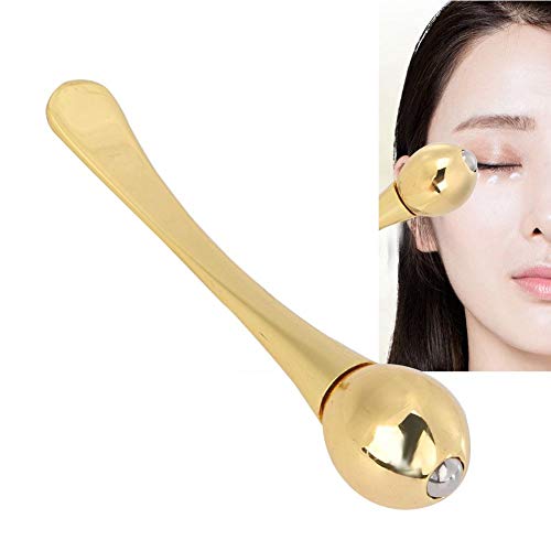 Yinhing Eye Massager Wand with Zinc Alloy Spoon for Cream Application