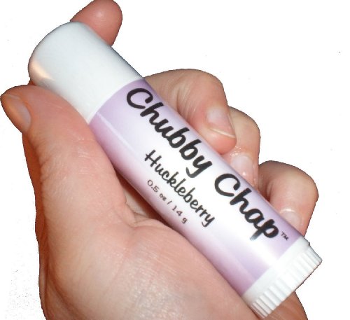 Chubby Chap Jumbo Natural Lip Balm - 0.5 oz Huckleberry