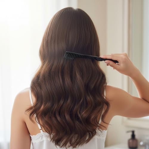 3 Row Hair Comb Set for Natural Detangling & Styling - 4PCS