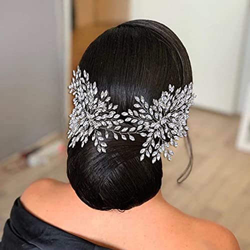Bridal Rhinestone Hair Comb - Elegant Wedding Headpiece for Brides