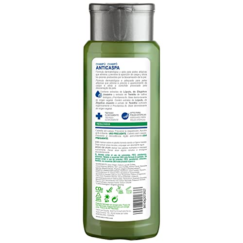 NaturVital Anti-Dandruff Shampoo with Organic Thyme & Hops Extracts
