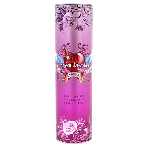 Cuba Heartbreaker Eau De Parfum Spray for Women, 3.4 Oz