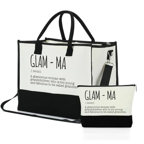 Forbidden Paper Grandma Tote Bag and Makeup Bag Set - Gift for Women