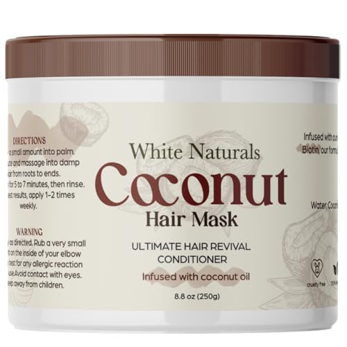 Coconut Hair Mask for Growth & Volume - Deep Conditioning Treatment