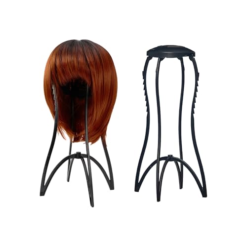 Red by Kiss Collapsible 17” Travel Wig Stand with Nonslip Grip – Single Pack