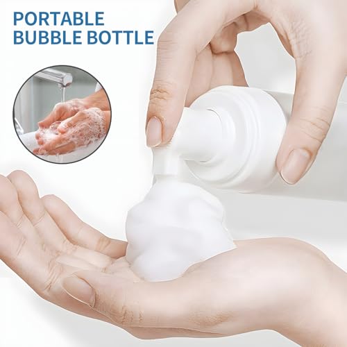 Lyuxzad 60ml Foam Pump Bottle - 2 Pack Travel Dispenser