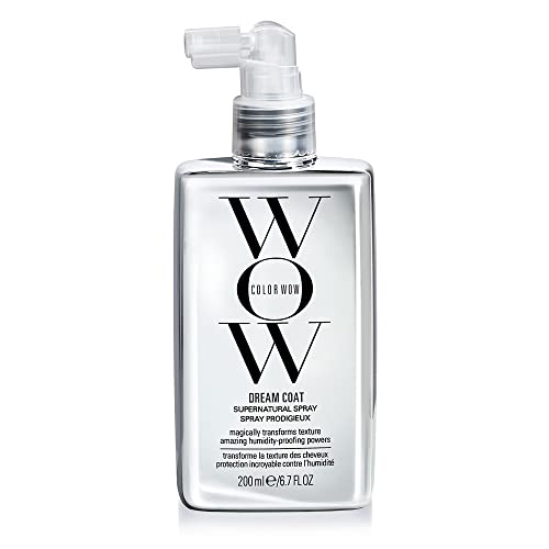 COLOR WOW Dream Coat Anti-Humidity Treatment Spray ? Anti-Frizz Hair Smoothing Spray with Built-in Heat Protectant, Award-Winning Leave In Treatment for Glassy Smooth, Shiny Styles up to 3-4 Washes