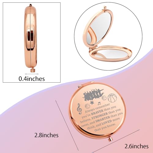 Musical Theatre Inspired Compact Makeup Mirror - Portable Pocket Mirror