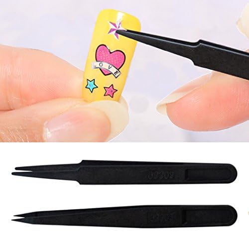 7-Piece Anti-Static Precision Tweezers Set for Electronics Repair
