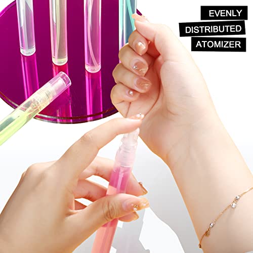Teenitor 20-Pack 10ml Refillable Travel Perfume Spray Bottles