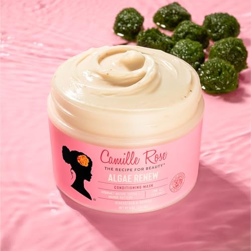Camille Rose Algae Renew Deep Conditioning Mask for Dry Hair, 8 Oz