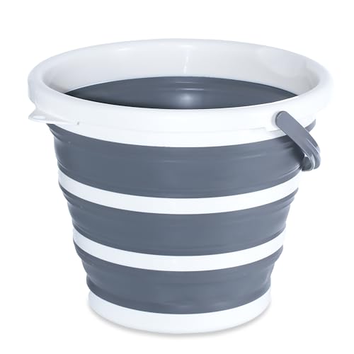 10L Collapsible Bucket - Portable Folding Water Container for Camping & Travel