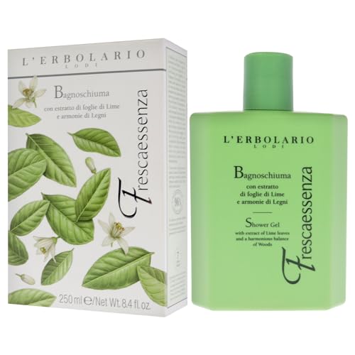 L'Erbolario Frescaessenza Shower Gel – Toning Body Wash, 8.4 oz