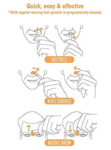 Nad's Nose Wax Kit - Easy Nose Hair Removal for Men & Women