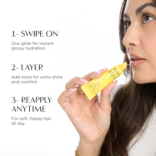 OLIVIAUMMA Guava Candy Glow Lip Balm - Hydrating Sheer Pink Tint, 10ml