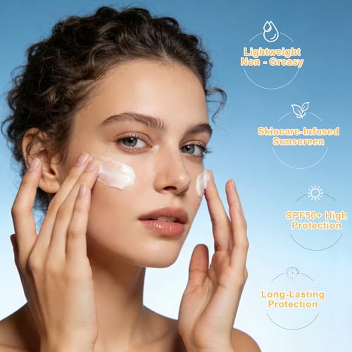 Okerker SPF 50+ Travel Sunscreen Packets - 20 Pack Mini Sunscreen for Face