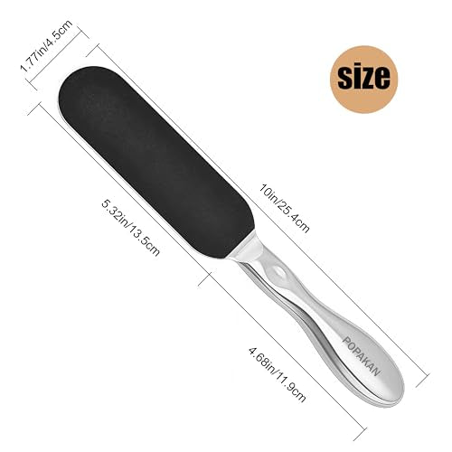 Professional Dual-Sided Foot File with 12 Replacement Pads