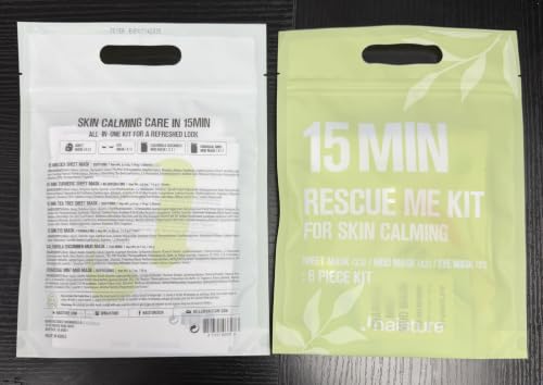 Naisture Rescue Me Kit - 6-Piece Skincare Gift Set with Masks