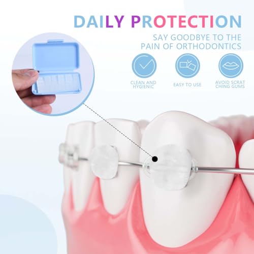 KISEER 12 Pack Colorful Orthodontic Wax for Braces Relief