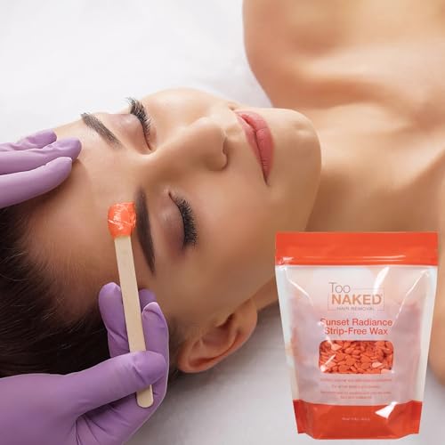 Too Naked Sunset Radiance Strip-Free Wax - Hypoallergenic & Fragrance-Free, 16 oz