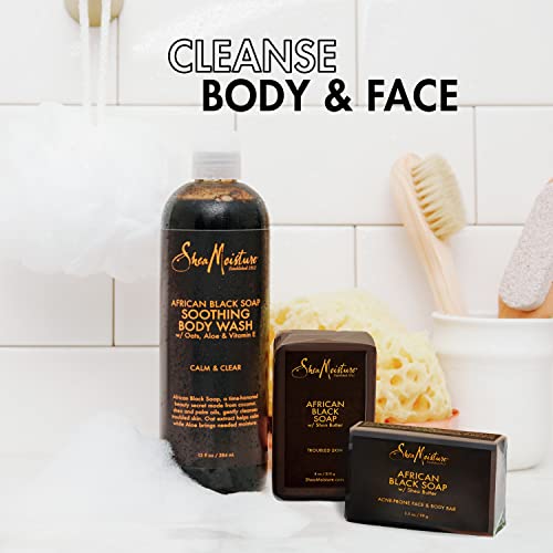 SheaMoisture African Black Soap Body Wash for Acne-Prone Skin - 13 oz