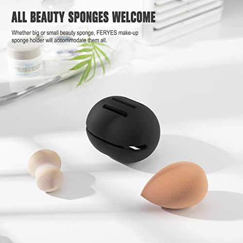 FERYES Silicone Makeup Sponge Holder – Eco-Friendly Travel Case