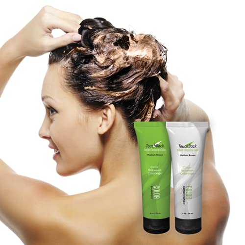 TouchBack Auburn Color Shampoo and Conditioner Set - Temporary Hair Color