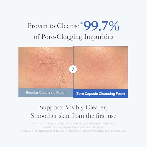 medicube Zero Capsule Foam Cleanser 4.23 Fl Oz – Pore Care, Capsule Foaming Facial Cleanser