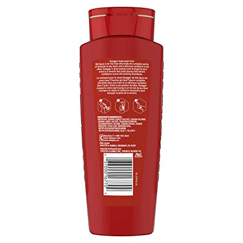 Swagger Body Wash for Men, 21 fl oz - Fresh Lime & Cedarwood