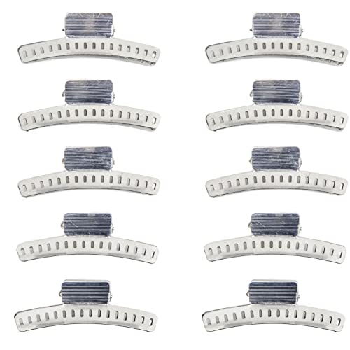 Salon Supply Co 3-Inch Aluminum Butterfly Wave Clips - 10 Pack