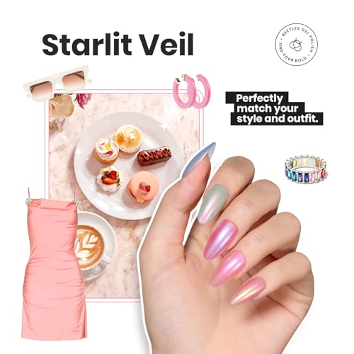 Beetles Pearl Nail Polish Set - 6 Quick Dry Colors for DIY Manicures