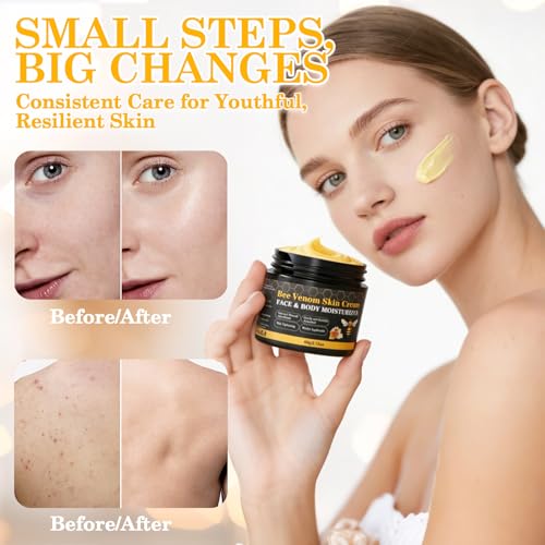 Bee Venom Wrinkle & Firming Cream for Face & Body - 2 Pack, 120g Anti-Aging Skin Care