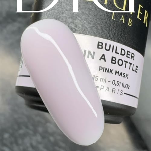DIDIER LAB BIAB Pink Mask Builder Gel in a Bottle 0.51 fl oz for Nails