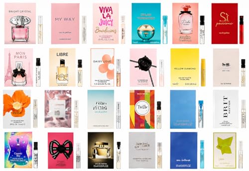 Women's Perfume Sampler Set - 12 Mini Designer Fragrance Samples