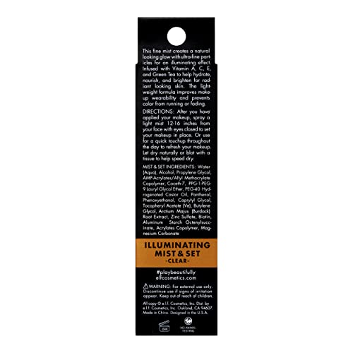 e.l.f. Lumious Makeup Setting Spray with Vitamins, 2 Fl Oz