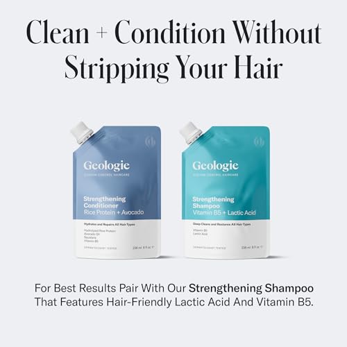 Geologie Strengthening Conditioner with Rice Protein & Avocado - 8 fl oz