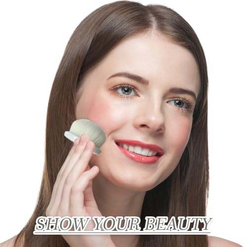 KABAKE Soft Nail Dust Brush Ring - 12 Pack Manicure Duster & Makeup Brush
