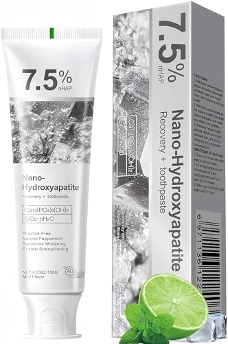 Hydroxyapatite Toothpaste for Sensitive Teeth - Fluoride-Free Enamel Protection