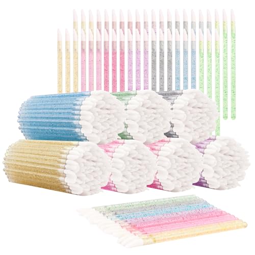 COCIDE Disposable Lip Brushes – 700Pcs Makeup Applicator Wands for Lipstick